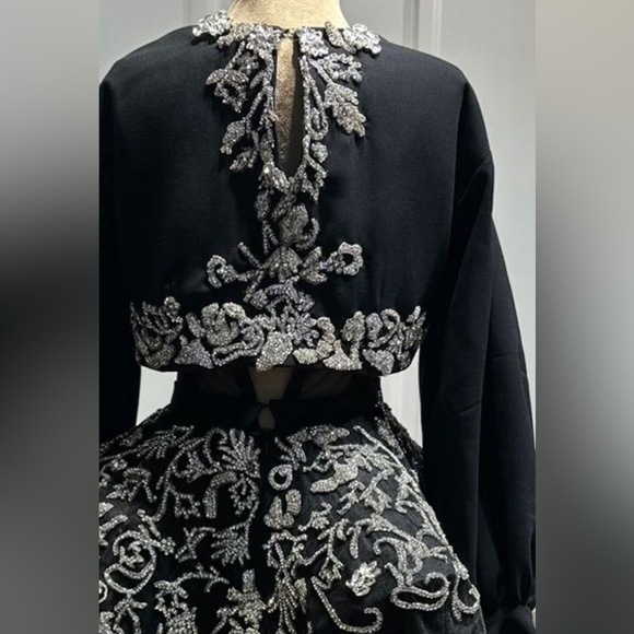 Couture Encrusted Corset Gown - Picture 5 of 5